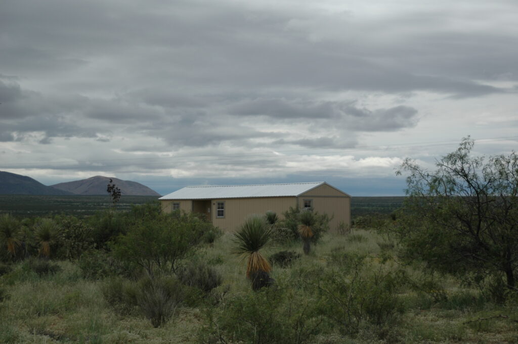 a building in one of our tracts of land