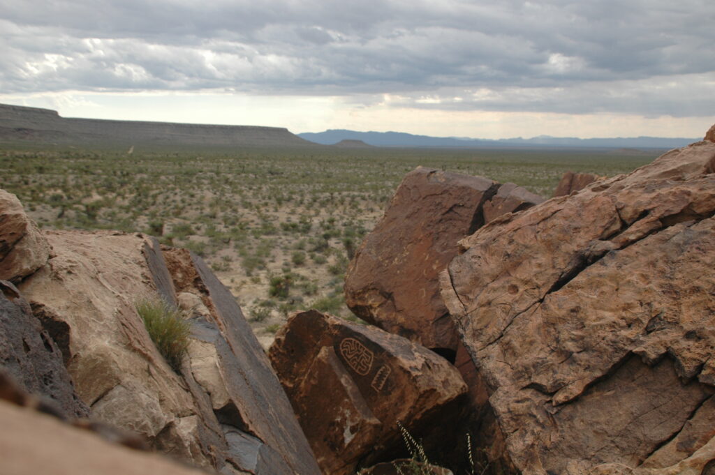 West Texas land for sale with some ancient petroglyphs